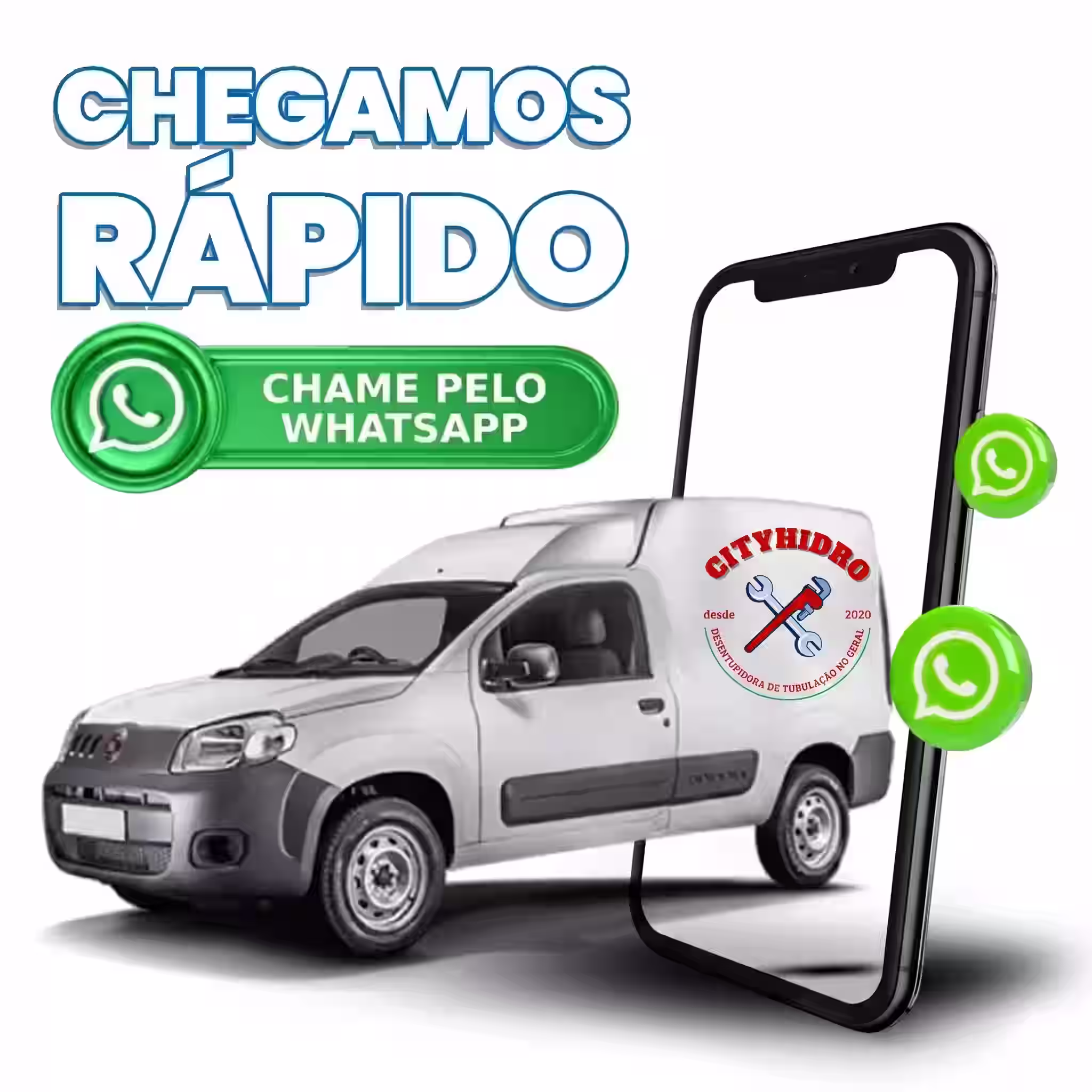 Chegamos Rápido - Atendimento 24 horas